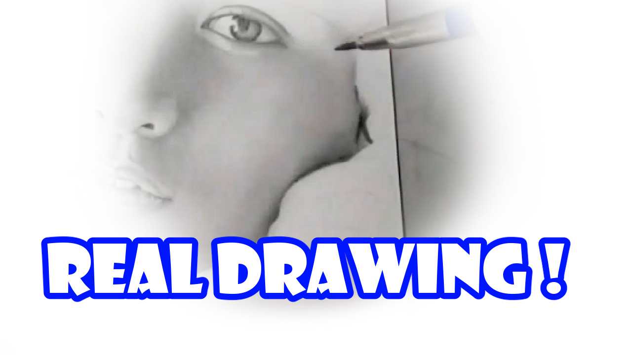 リアル絵の鉛筆画で頬の描き方のコツ ３度見される絵を描こう リアル絵の描き方