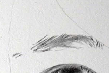 リアル絵の眉毛の書き方画像2