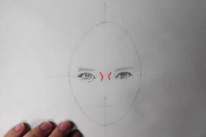 リアル絵の顔のアタリの描き方画像6