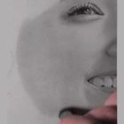 鉛筆画のリアルな絵の肌のぼかし方5