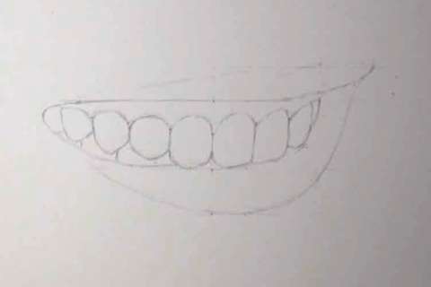 リアルな絵の描き方 歯の描き方9 1 ３度見される絵を描こう リアル絵の描き方