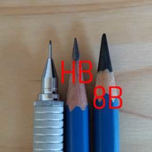 リアルな絵の描き方-目の書き方-鉛筆の太さ比較