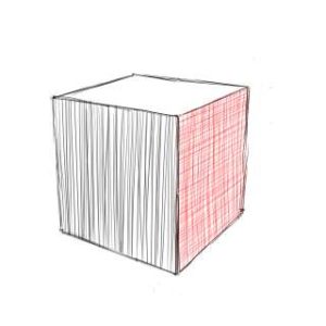 リアルな絵の描き方-立方体のスケッチの書き方11