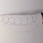 リアルな絵の描き方－歯の描き方14
