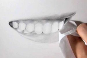 リアルな絵の描き方－歯の描き方32