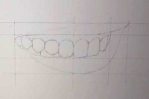 リアルな絵の描き方－歯の描き方8