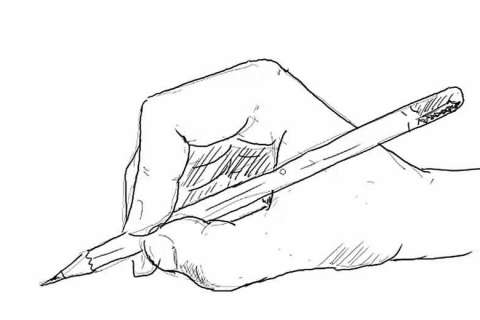 初心者でも簡単 鉛筆を持った手の絵の描き方 ３度見される絵を描こう リアル絵の描き方