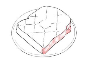 トーストの絵の描き方-初心者でも簡単なイラスト-16