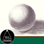 リアルな絵の描き方-球体のスケッチの書き方サムネイル-セピア