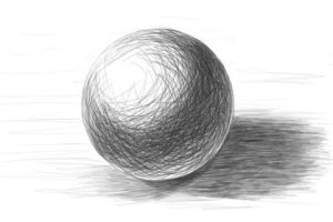 リアルな絵の描き方ー球体のデッサンの書き方６