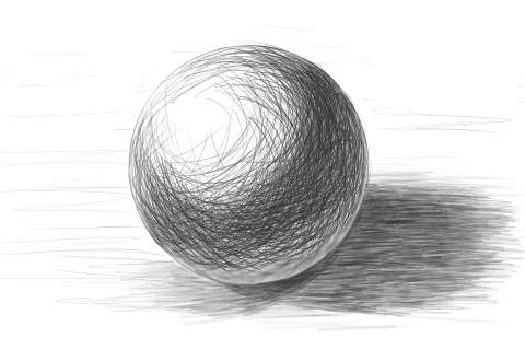 リアルな絵の描き方ー球体のデッサンの書き方７