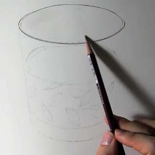 リアル絵の描き方-ウィスキーグラスの書き方7