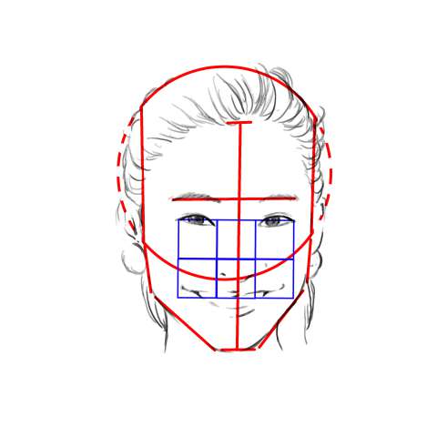 リアル絵の顔のアタリの描き方part2-画像8