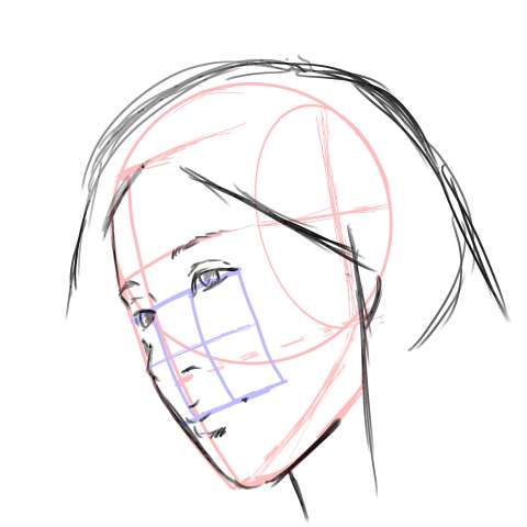 リアル絵の顔のアタリの描き方part3-画像14