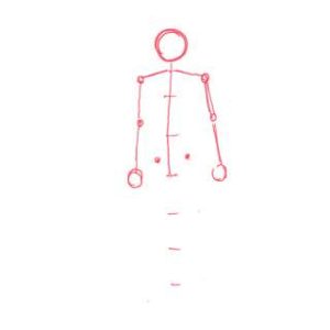 身体の絵の描き方-立ち姿の描き方10