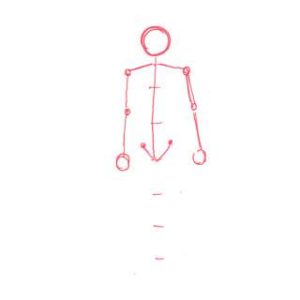 身体の絵の描き方-立ち姿の描き方11