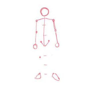 身体の絵の描き方-立ち姿の描き方13