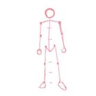 身体の絵の描き方-立ち姿の描き方16