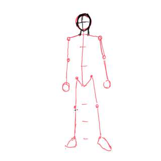身体の絵の描き方-立ち姿の描き方17