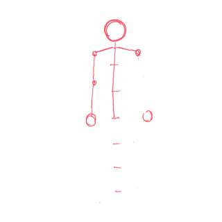身体の絵の描き方-立ち姿の描き方7