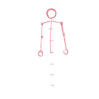 身体の絵の描き方-立ち姿の描き方9