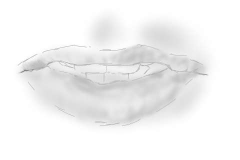 リアルな唇の絵の描き方2