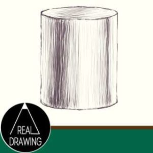 リアルな絵の描き方-円筒のスケッチの書き方サムネイル-セピア