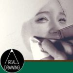 鉛筆画のリアルな絵の描き方-肌の書き方サムネイル-セピア